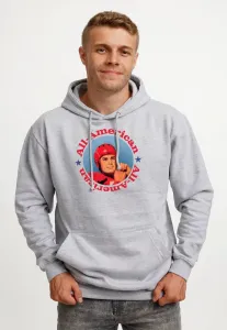 Худи "all american" Henry Tiger, Heather Grey