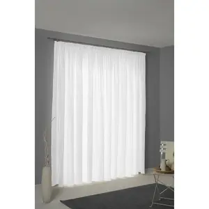 Штора Даллас с кулиской, 1 шт. No brand, белый