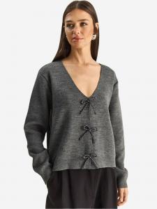 Bianco Lucci Кардиган из трикотажа в цвете антрацит