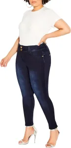 City Chic Women's Plus Size Jean-Asha Regular Skinny