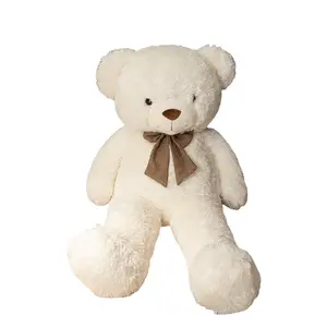 Большой милый плюшевый медведь 90cm/140cm/160cm MENGXIAOZAI, белый