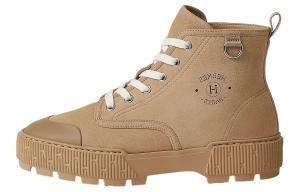 Мартин Короткий Ботинок Женский Коричневый HERMES