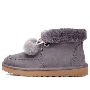Ботинки зимние UGG Kyrina с бантом, фиолетовый