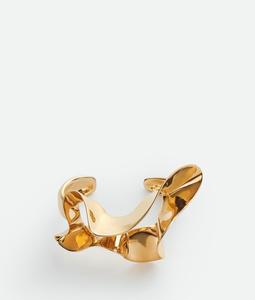 Браслет-кафф «анемона» BOTTEGA VENETA, желтое золото