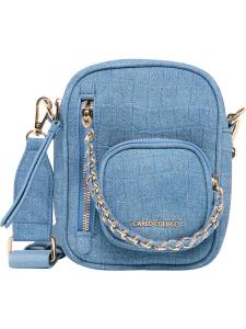 Сумка кросс-боди Carlo Colucci Crossbody di Carlantonio, синий деним