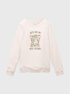 Толстовка обычного кроя Tom Tailor, розовый