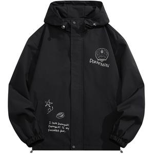 Куртка унисекс Doraemon, Черный (на флисовой подкладке)