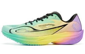 QIAODAN Кроссовки Feiteng 2.0 мужские с низким верхом, цвет Smart Green Rhythm Yellow