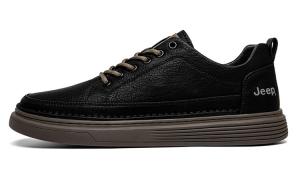 Кроссовки Jeep Skateboard Shoes Men Low-Top Black