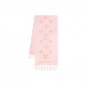 LOUIS VUITTON Кашемировый шарф розовый, Pink