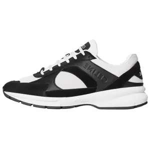 CELINE Кроссовки Runner Cr-03 Low Top Casual, мужские, черно-белые