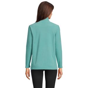 Флисовый пуловер с молнией 1/4 Petite Lands' End Lands' End, ярко-красный