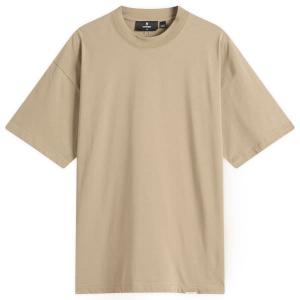 Футболка оверсайз с надписью Initial Represent, цвет dune