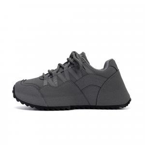 HUANQIU Дышащие легкие кроссовки Chunky с низким верхом для мужчин, серые