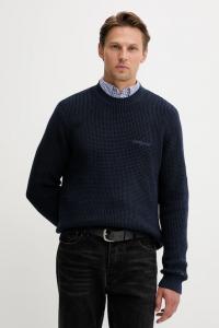 Хлопковый свитер Tommy Jeans, темно-синий