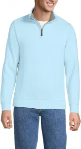 Толстовка Lands' End Bedford Rib Quarter Zip