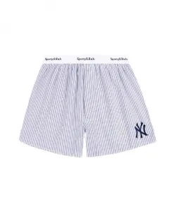 Боксерские шорты Yankees с засечками Sporty & Rich, синий