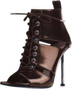 Женские сексуальные босоножки Zszszsu с открытым носком, стойкой на шпильке, ботильоны на высоком каблуке, модные с шнуровкой, с вырезами, летние праздничные туфли, размер 4-16 US, Brown