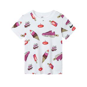 Nike Футболка чисто белая для детей 3-7 лет