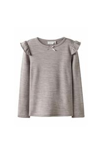 Джемпер Name it MIT LANGEN ÄRMELN SLIM FIT, Satellite/Beige