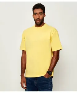 Футболка te_dye Oversize fit Boss Orange, желтый