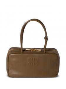 Miu Miu сумка Beau с верхними ручками, зеленый