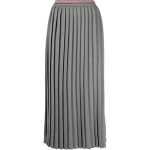 Повседневная длинная юбка женская серая THOM BROWNE