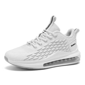 BAKE Серые мужские повседневные низкие кроссовки с устойчивостью к истиранию, дышащие и легкие, цвет Gray