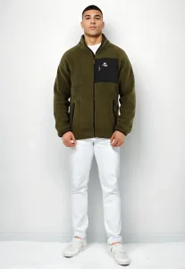 Флисовая куртка Arctic Seven "ASAdvenio", изготовленная из высококачественного флиса шерпа, оливковый