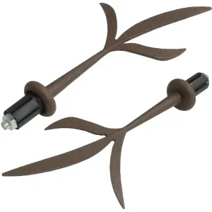 Наконечники для карнизов Наконечник, декоративная ручка Ветка Esperanca для стержней 16 мм Наконечник, декоративная ручка Liedeco, Rostbraun