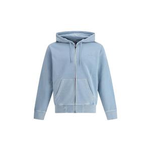 Толстовка с капюшоном на молнии Carhartt Wip, светло-голубой