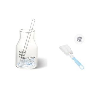 Прозрачные стеклянные стаканы 650 мл KAWASIMAYA, черный