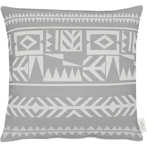 Декоративная подушка Roxanne, наволочка без наполнителя, 1 штука Apelt, Hellgrau + Ethnomuster