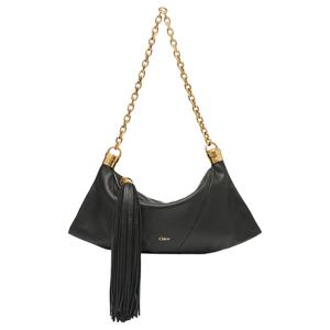 Chloé Сумка через плечо Chloe Grain Buffalo Leather, малая, женская, black