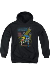 Батмен: Динамичный дуэт, детская толстовка с капюшоном Gildan, черный