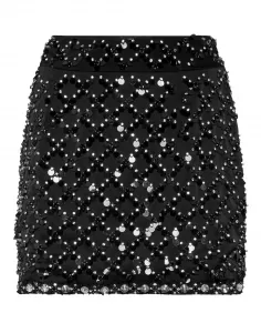 Мини-юбка с пайетками Philipp Plein