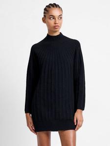 Вязаное платье Kezia Grown On Neck French Connection, Black