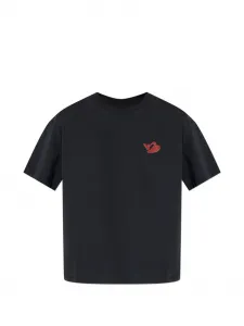 Футболка с логотипом Emporio Armani, черный