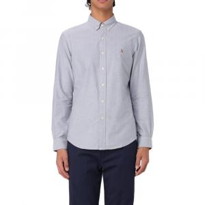 Серая мужская рубашка Polo Ralph Lauren, серый