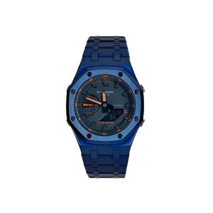 Унисекс часы CASIO серии с двойным дисплеем (жидкокристаллическим/аналоговым), 48,5 мм, черные