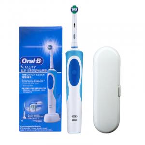Электрические зубные щетки Rotating 2D Vibrating Soundwave D12 Oral-B, синий sкоричневыйdard with 1 brush head + toothbrush case