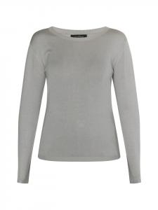 Женский вязаный свитер серого цвета usha BLACK LABEL