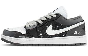 Jordan Баскетбольные кроссовки Air 1 Low Top Vintage, унисекс, черные