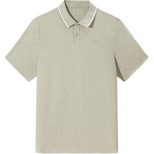 Разнообразие тренировочная коллекция поло мужская floating gray ANTA, серый