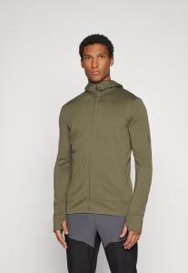 Толстовка на молнии MERINO 260 MID WEIGHT QUANTUM ZIP HOODIE Icebreaker, оливковый