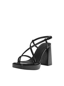 Босоножки на высоком каблуке Pull&Bear Sandals, черный