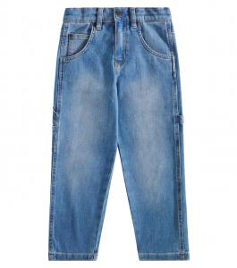 Прямые джинсы Marc Jacobs Kids, Denim Blue