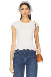 Футболка "Sylvie" от Free People, ivory