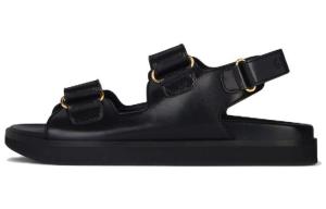 Кожаные сандалии с логотипом и пяткой Givenchy