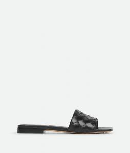 Parco flat mule BOTTEGA VENETA, черный
